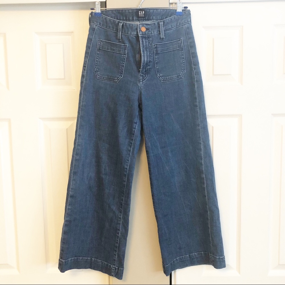 Gap Wide Leg High Rise Jean